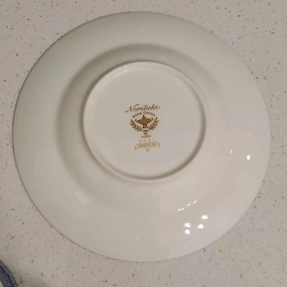 Noritake Randolph Footed Tea Cup & Saucer Japan